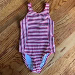one piece super cute striped bathing suit